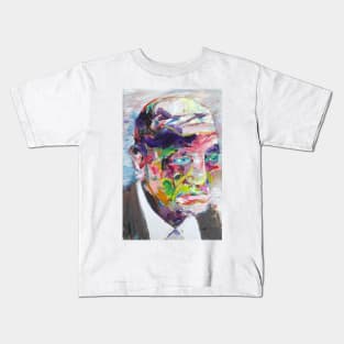 LUIS BUNUEL watercolor and acrylics portrait Kids T-Shirt